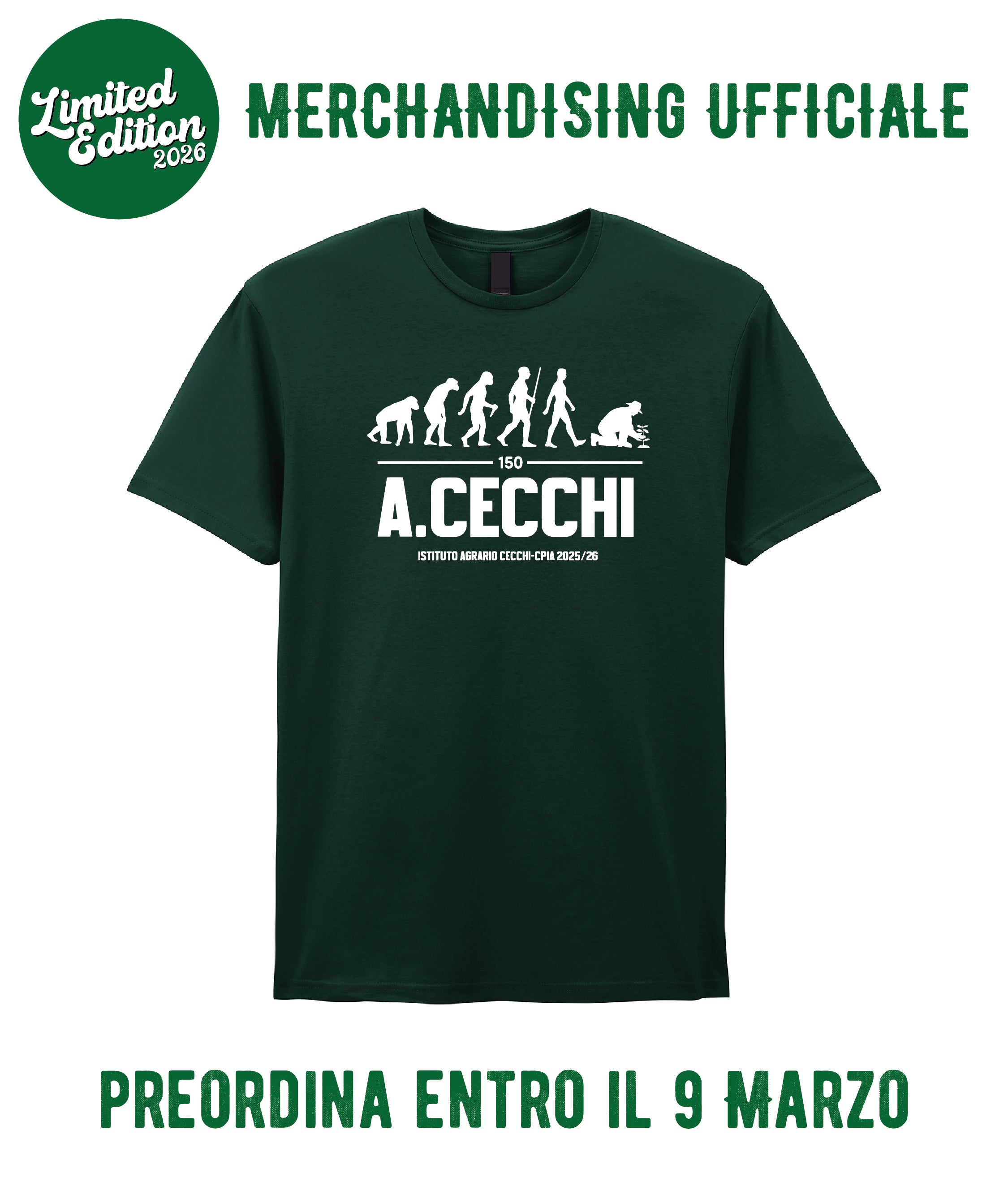 LIMITED EDITION 2026 - T-shirt Forest Green