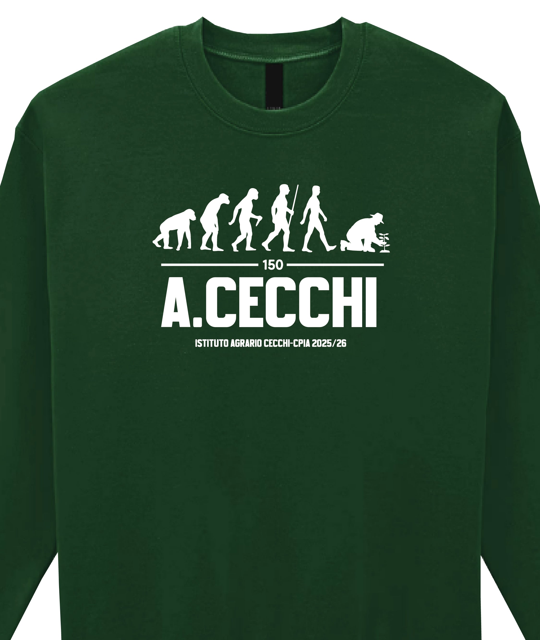 LIMITED EDITION 2026 - Felpa Girocollo Forest Green