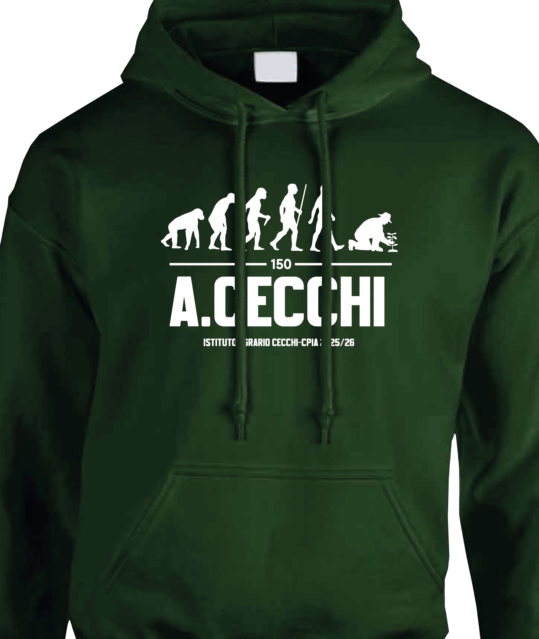 LIMITED EDITION 2026 - Felpa con Cappuccio Forest Green