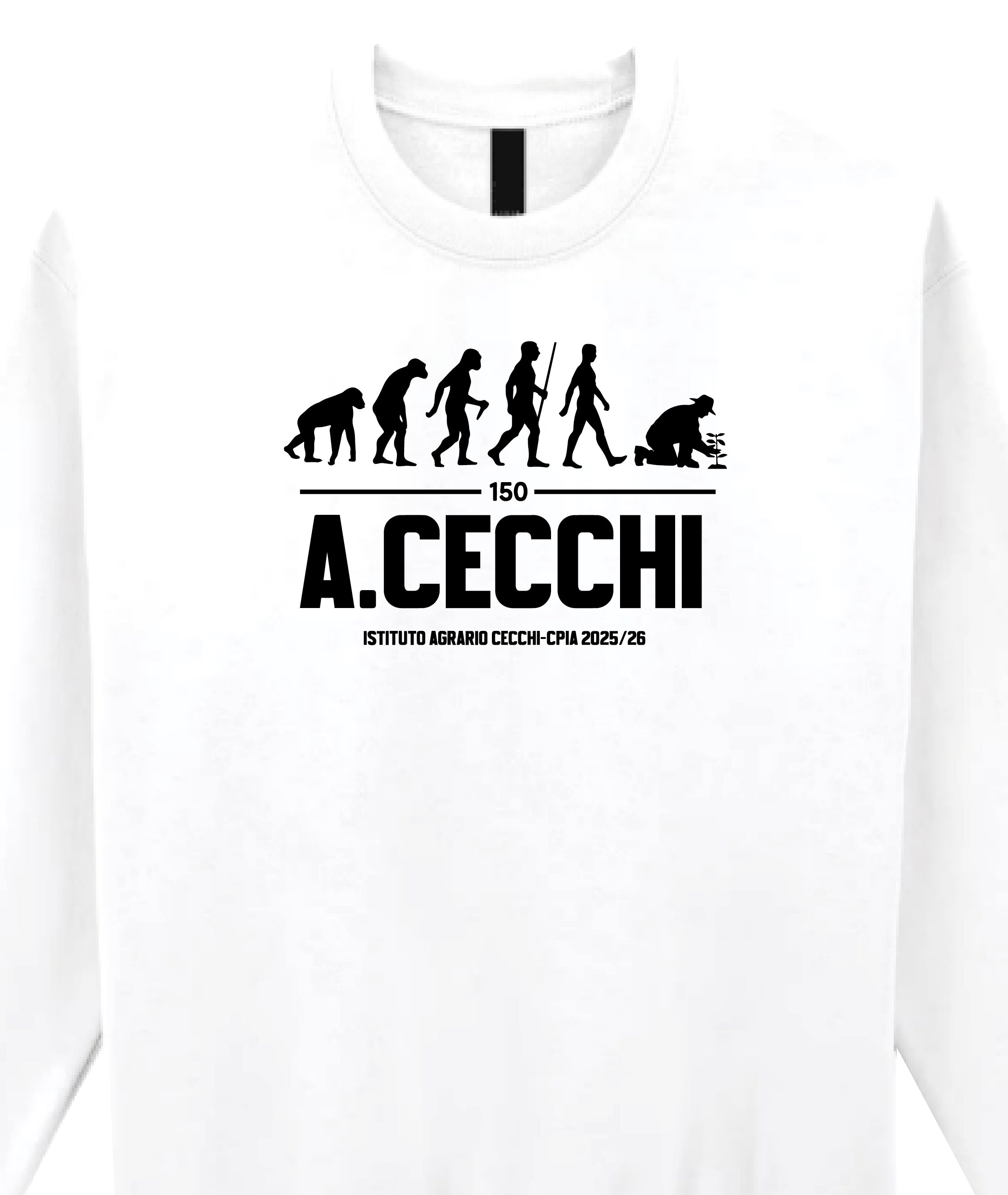 LIMITED EDITION 2026 - Felpa Girocollo Bianca