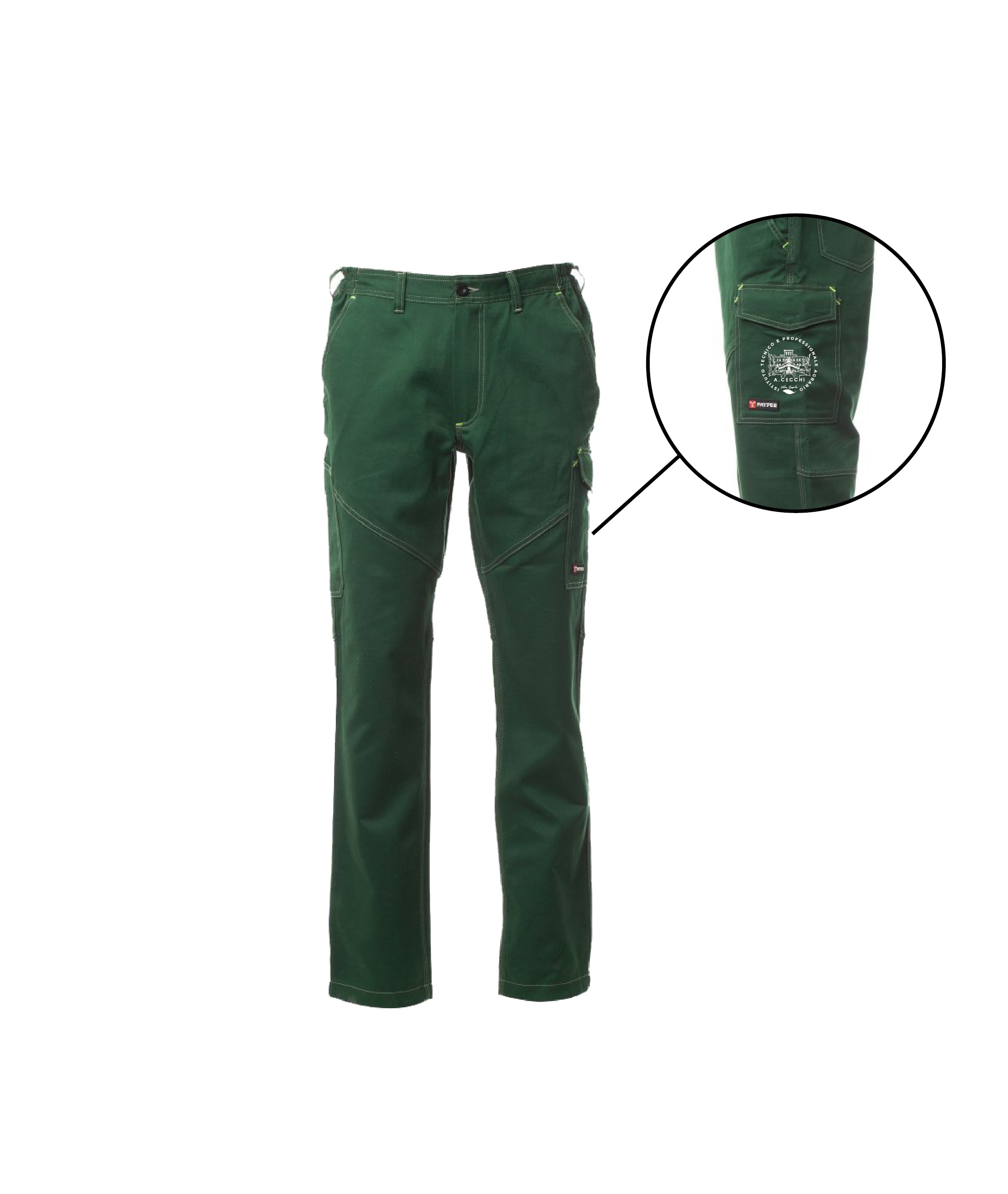 PANTALONE DA LAVORO VERDE