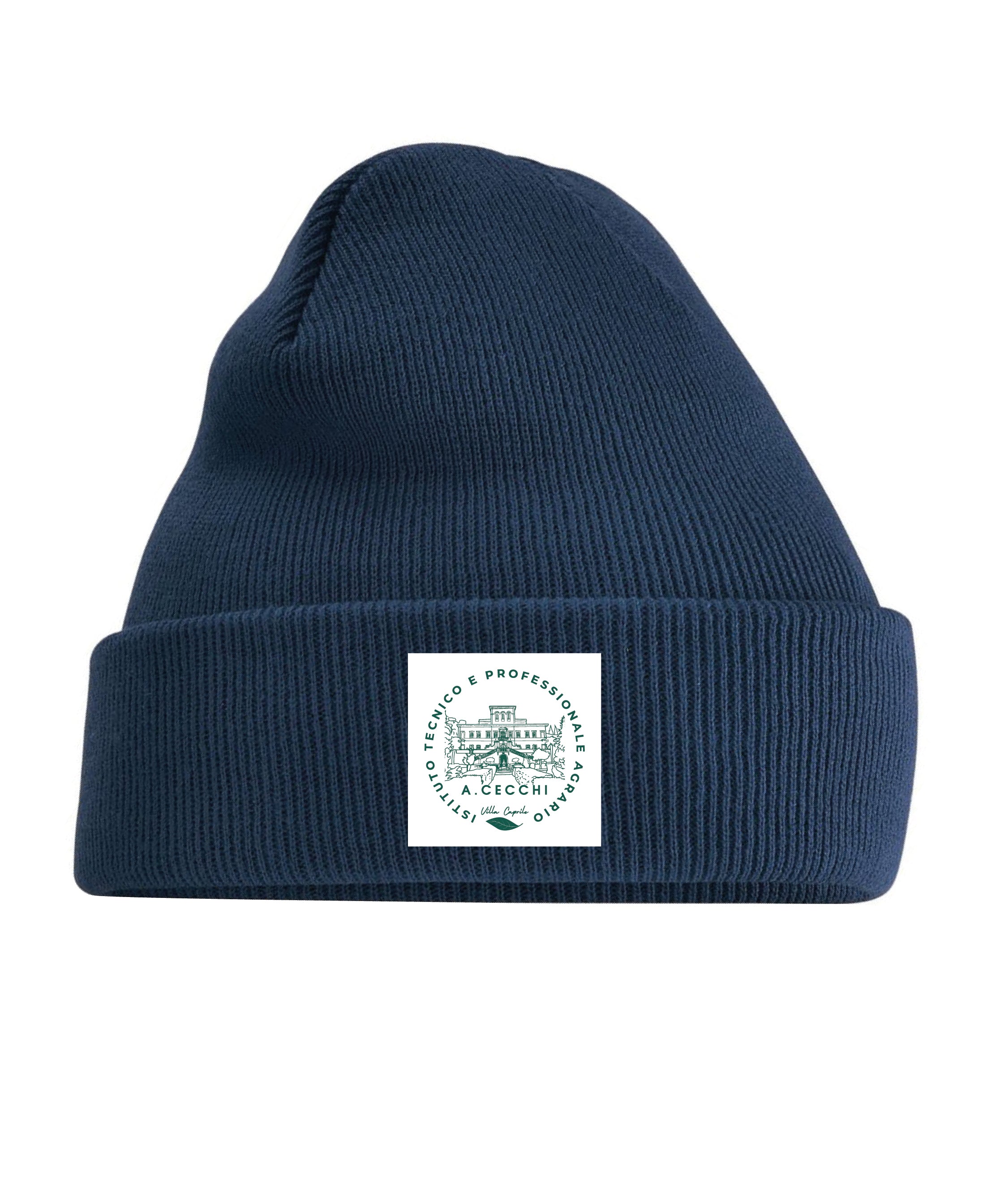 Cappellino in Lana Blu Navy