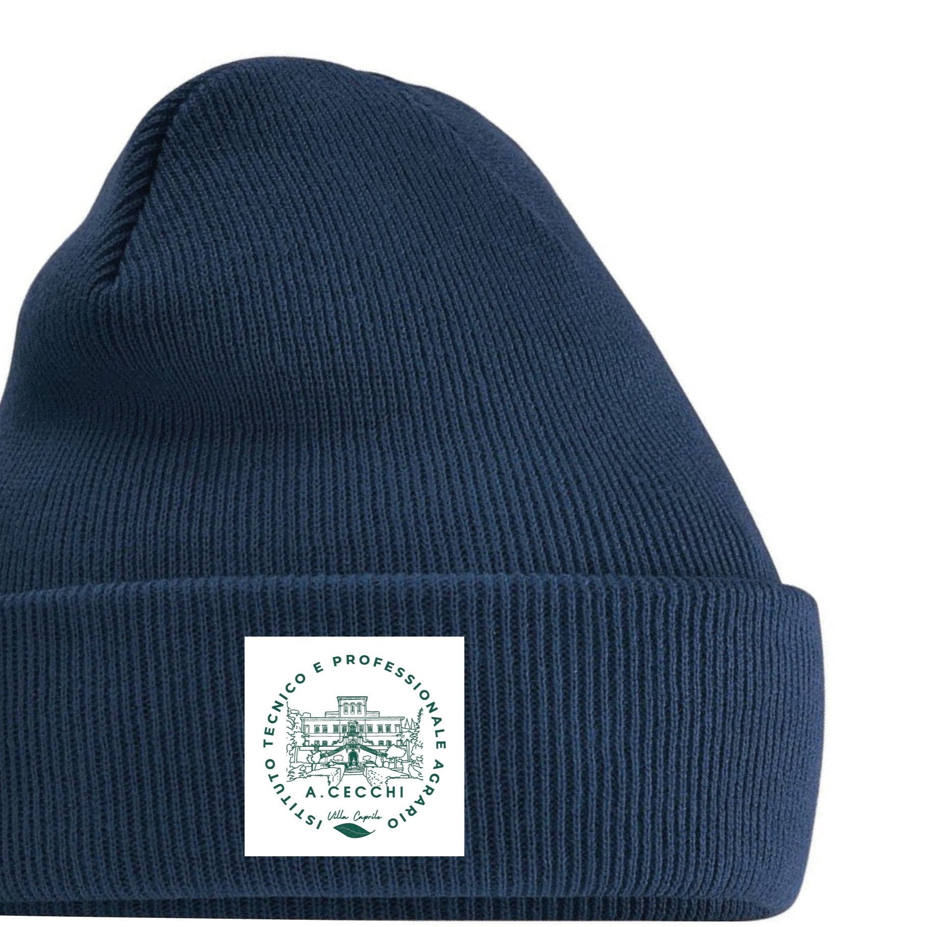 Cappellino in Lana Blu Navy